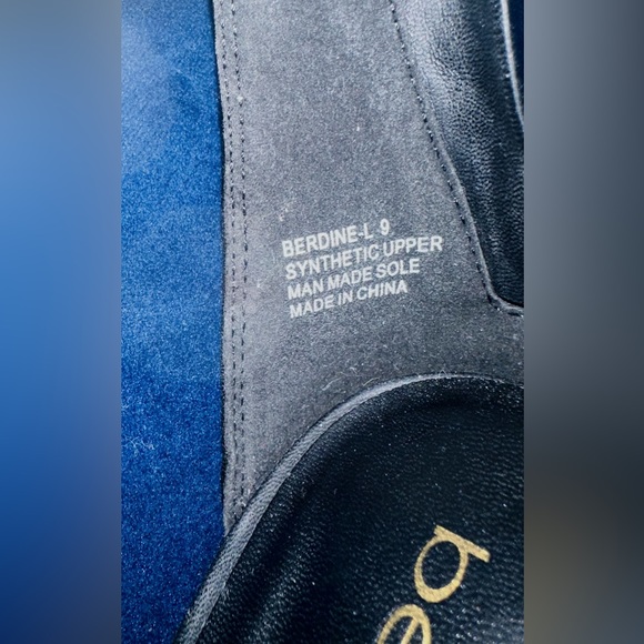 BEBE Berdine Gold Ankle-Strap Sandals - Picture 8 of 8